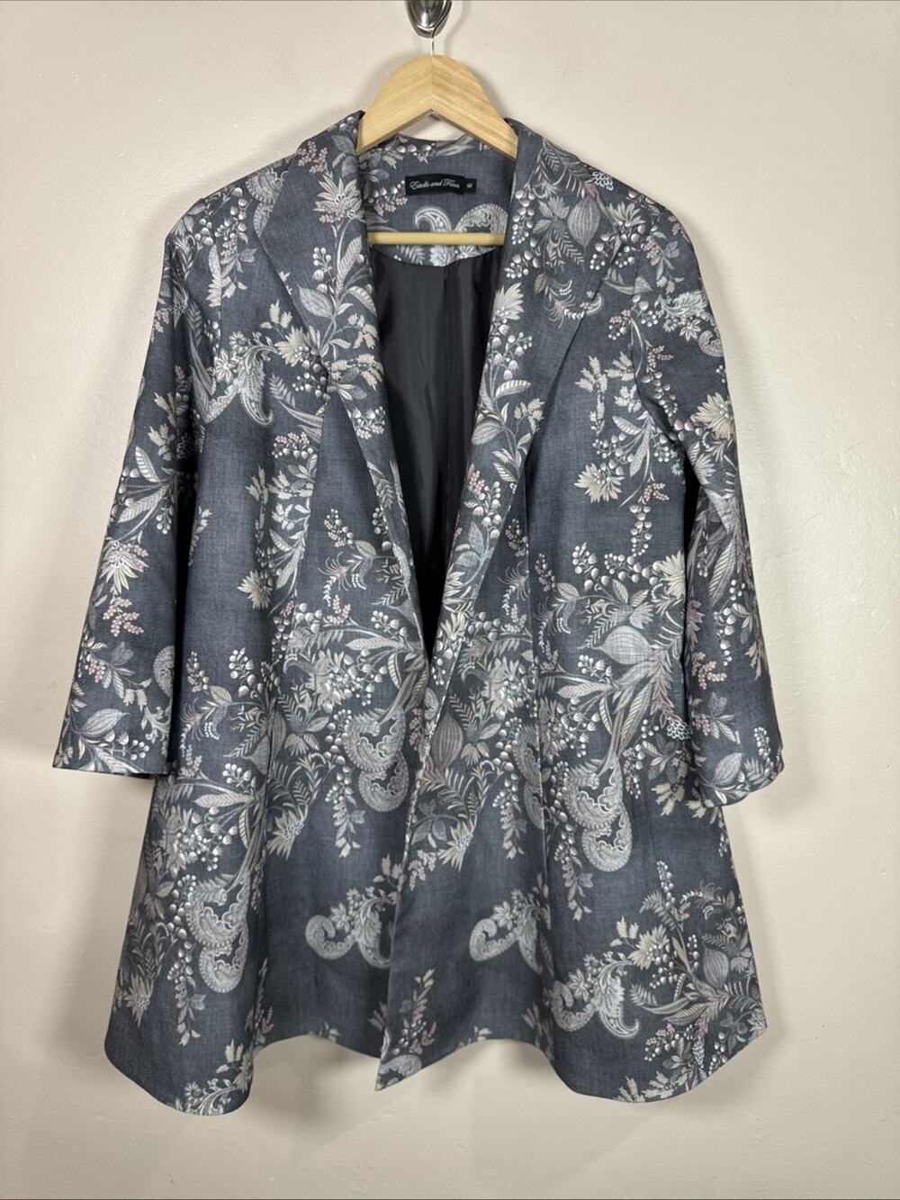 Estelle And Fin Womens Jacket Formal Floral Print 10 Long Classic Chic Wedding